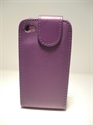 Picture of iPhone 4 Purple Leather Case