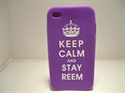 Picture of iPhone 4 Purple Keep Calm Case