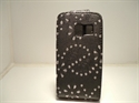 Picture of Nokia Asha 302 Black Glitter Leather Case