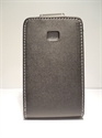 Picture of LG Optimus L3, E400 Black Leather Case