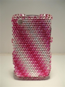 Picture of Blackberry 8520/9300 Pink Striped Diamond Case