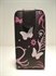 Picture of Blackberry Torch 9860 Black Butterfly Leather Case