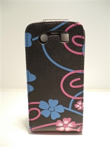 Picture of Blackberry Torch 9860 Black Floral Leather Case