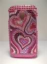 Picture of Galaxy Ace 2, i8160, Coloured Hearts Diamond Case