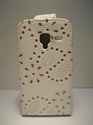 Picture of Galaxy Ace 2, i8160, White Diamond Leather Case