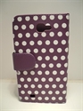 Picture of Galaxy Note N7000 i9220 Purple Spotted Book Pouch