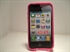 Picture of i Phone 4 Pink Cluster Hard Silicone Case