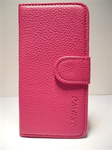 Picture of Iphone 5C/S Real Leather Deep Pink Wallet
