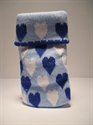 Picture of White & Blue Hearts Phone Sock