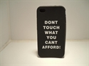 Picture of iPhone 4 Black Don't Touch Case