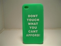 Picture of iPhone 4 Green Don't Touch Case