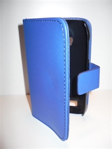 Picture of Nokia Lumia 710 Blue Leather Wallet Case