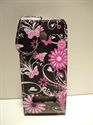 Picture of Nokia 301 Butterfly Floral Leather Case