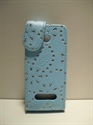 Picture of Nokia 301 Aqua Diamond Leather Case