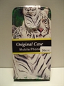 Picture of Galaxy S4 Mini White Tiger Leather Case