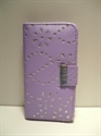 Picture of Galaxy S4 Mini Lavender Leather Diamond Wallet