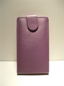 Picture of HTC Butterfly S, Purple Leather Case