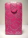 Picture of Huawei Y300 Pink Diamond Leather Case