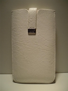 Picture of White Leather Thin Strap Pouch XXXL