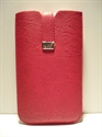 Picture of Deep Red Leather Thin Strap Pouch XXXL