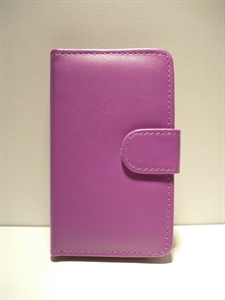 Picture of Nokia 520 Purple Leather Wallet Case