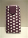 Picture of Nokia Lumia 710 Purple Spotty Leather Case
