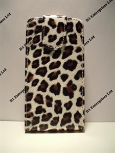 Picture of Nokia 800 Lumia Smooth Leopard Print Leather Case
