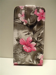 Picture of Nokia Lumia 620 Grey Floral Leather Case