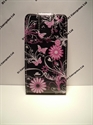 Picture of Nokia 925 Black Butterfly Floral Leather Case