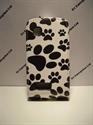 Picture of Nokia Asha 201 Paw Print Leather Case