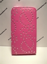 Picture of Samsung Galaxy S5 Pink Glitter Leather Case