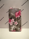 Picture of i Phone 4G/S Grey Floral Leather Cases