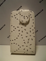 Picture of HTC Desire C White Diamond Leather Case