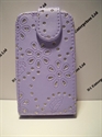 Picture of HTC Desire C Lilac Diamond Leather Case
