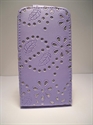 Picture of Nokia Asha 210 Lilac Diamond Leather Case