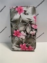 Picture of Samsung Galaxy S4 Grey Floral Leather Wallet
