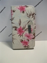 Picture of Samsung Galaxy S4 White Floral Leather Wallet