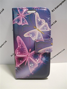 Picture of HTC M8 Mini Butterfly Wallet Case