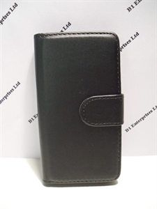 Picture of Huawei Y330 Black Leather Wallet Case