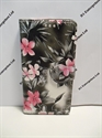 Picture of Nokia Lumia 830 Grey Floral Leather Wallet