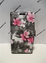 Picture of Nokia Lumia 435 Grey Floral Leather Wallet