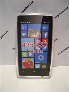 Picture of Nokia Lumia 435 Clear Tpu Gel Cover