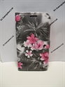 Picture of Nokia Lumia 640 Grey Floral Leather Wallet
