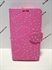 Picture of Nokia Lumia 535 Pink Diamond Leather Wallet 