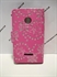 Picture of Nokia Lumia 532 Pink Diamond Leather Wallet