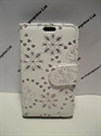 Picture of Nokia Lumia 530 White Diamond Leather Wallet Case