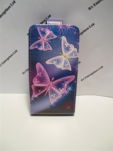 Picture of Sony Ericsson Xperia M Butterfly Leather Flip Case