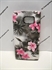 Picture of Samsung Galaxy S6 Grey Floral Leather Wallet Case