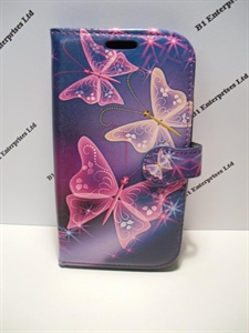 Picture of Samsung Galaxy Grand Neo/Duos Butterfly Leather Wallet Case