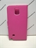 Picture of Galaxy Note 4 Pink Leather Wallet Case